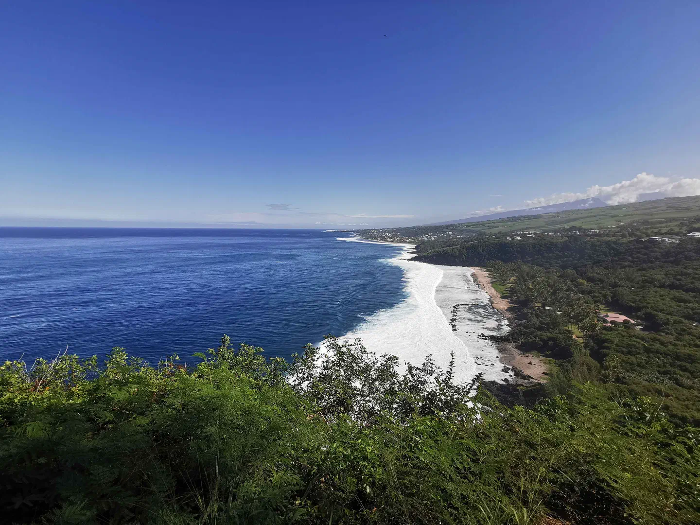 Bassin de Grande Anse agité - baignade déconseillée ce jour-là