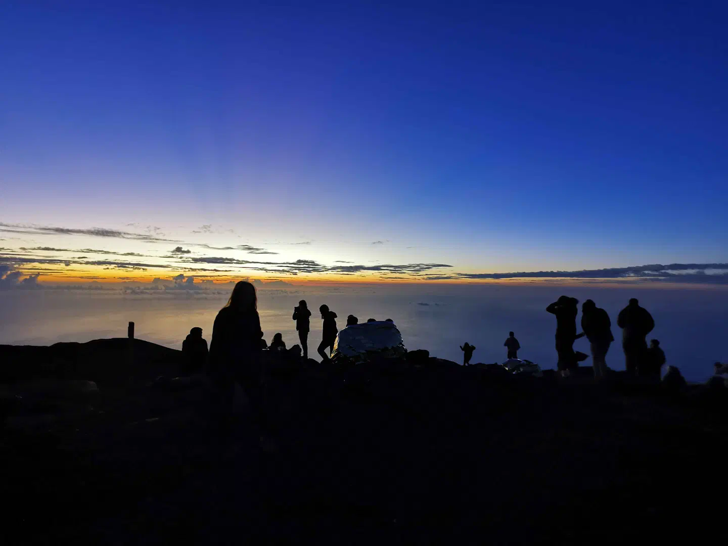 L&rsquo;aube au sommet du volcan