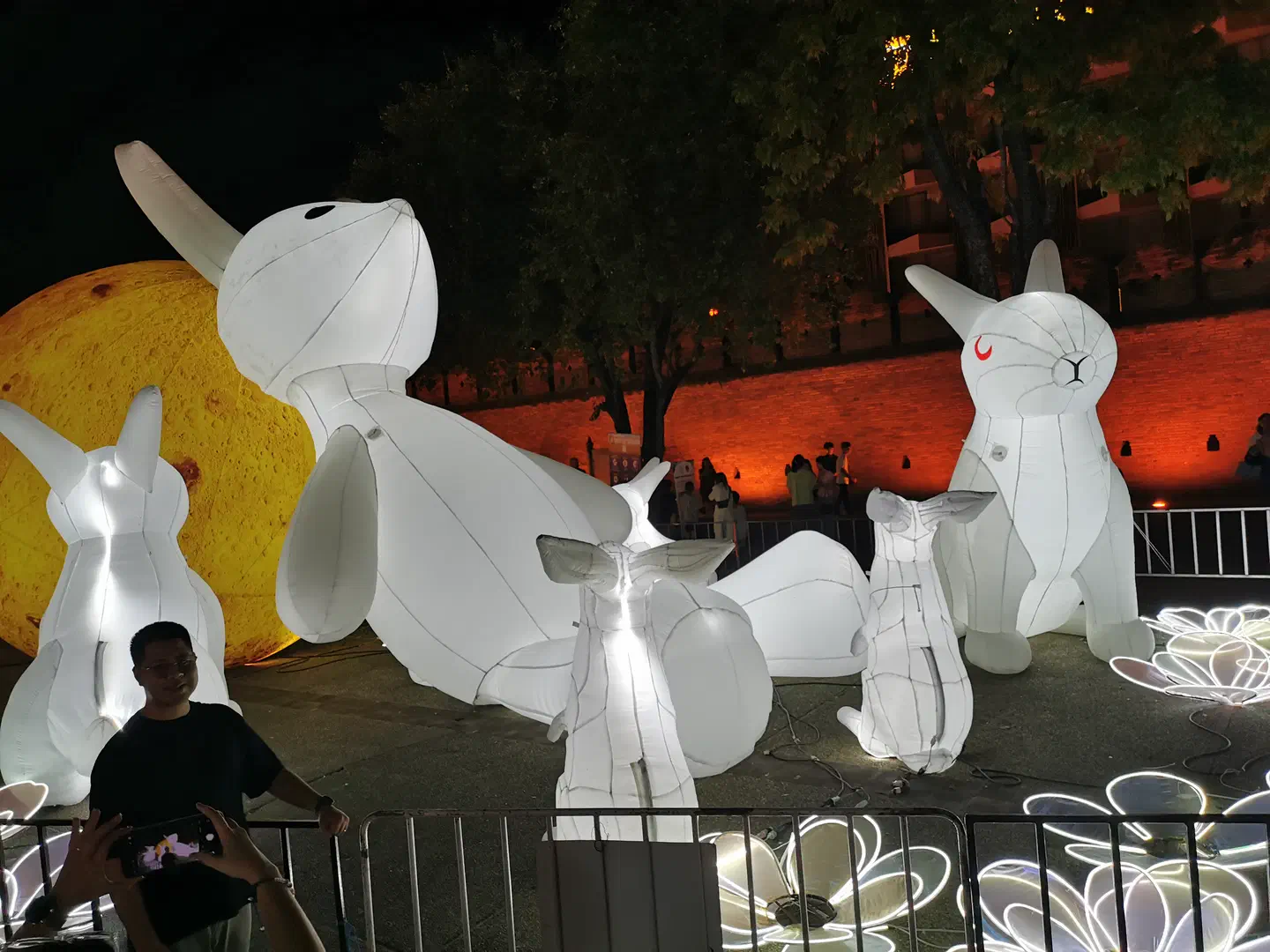 Décoration gonflable pour les festivités